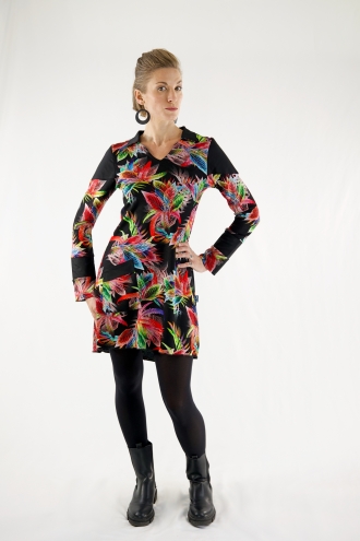 Robe Opsoal hiver Fleur