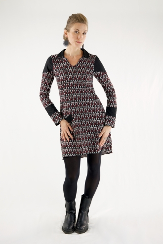 Robe Opsoal hiver Rouge