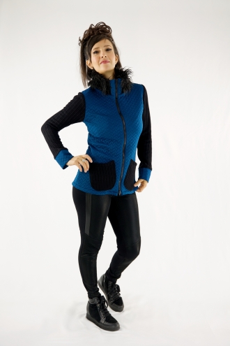 Veste Musitina Bleu indigo