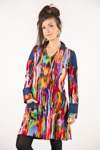 Robe Opsoal Multicouleur Jean