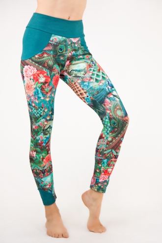 Collant Tindo Bleu Paon