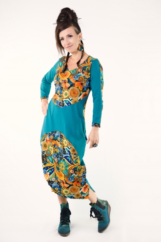 Robe Abonsa Bleu Canard