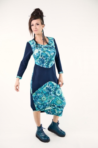Robe Abonsa Bleu Marine