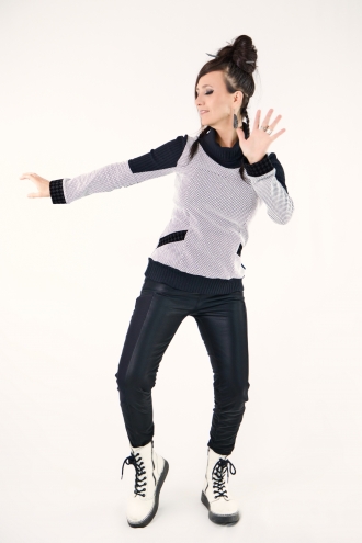 Pull Sypam Noir et Blanc