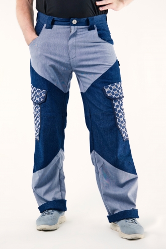 Pantalon Elfajo bicolore Jean