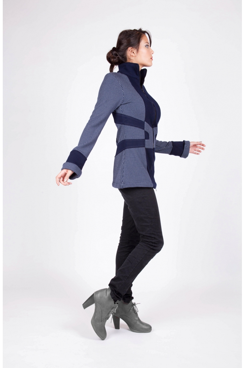 Veste Tiyak kaki recto creatrice de vetement artisanal