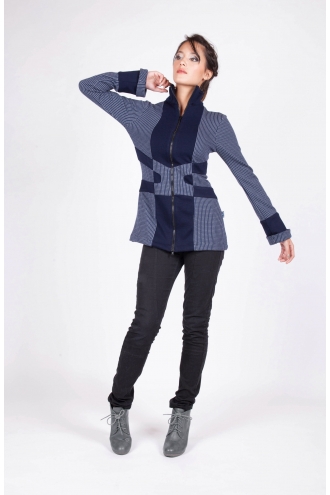 Veste Tiyak kaki recto creatrice de vetement artisanal