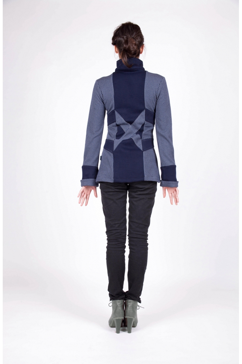 Veste Tiyak kaki recto creatrice de vetement artisanal