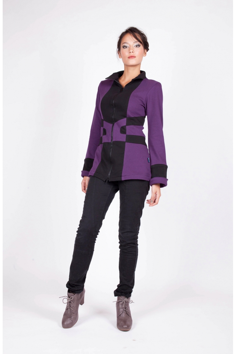 Veste Tiyak kaki recto creatrice de vetement artisanal