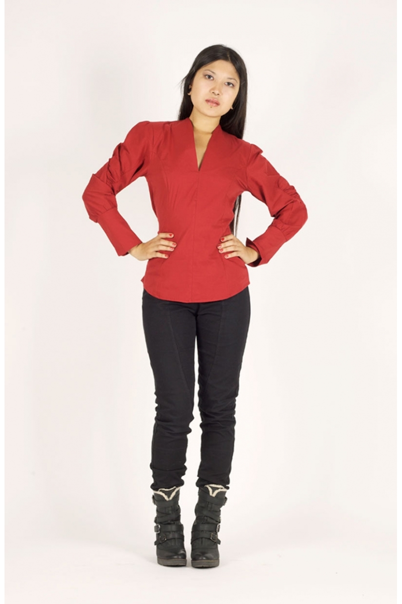 chemise ilemya chilia vêtement de mode pour femme noir recto