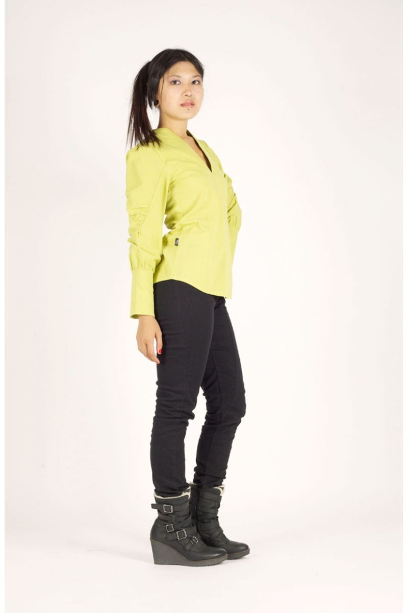 chemise ilemya chilia vêtement de mode pour femme noir recto