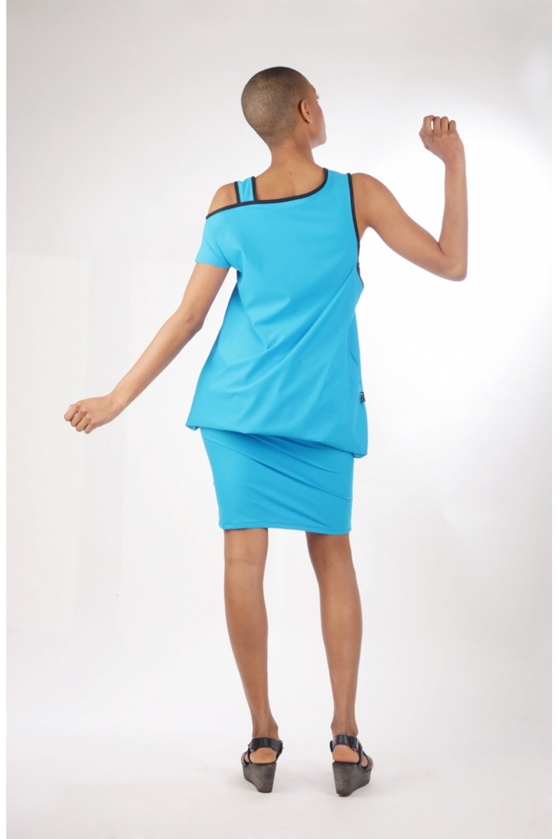 robe atawo chilia en lycra rouge vêtement de créateur original à prix abordable