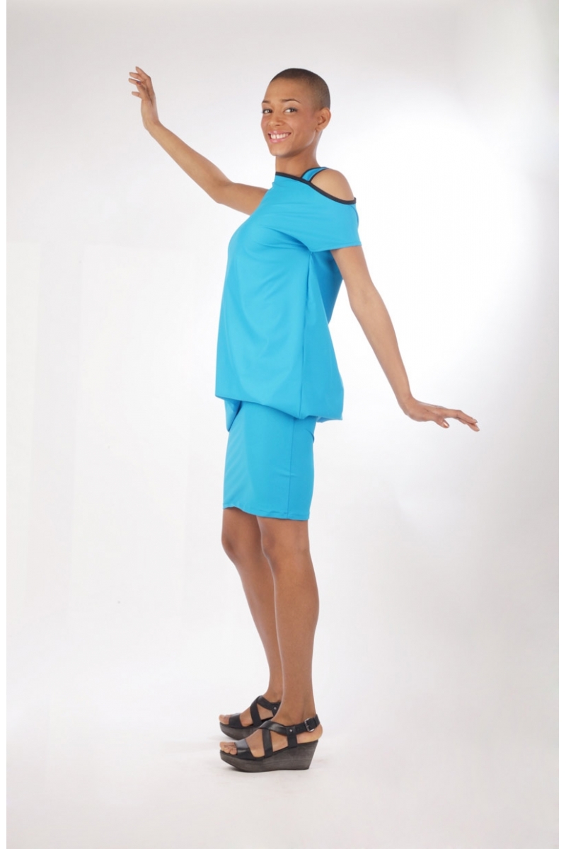 robe atawo chilia en lycra rouge vêtement de créateur original à prix abordable