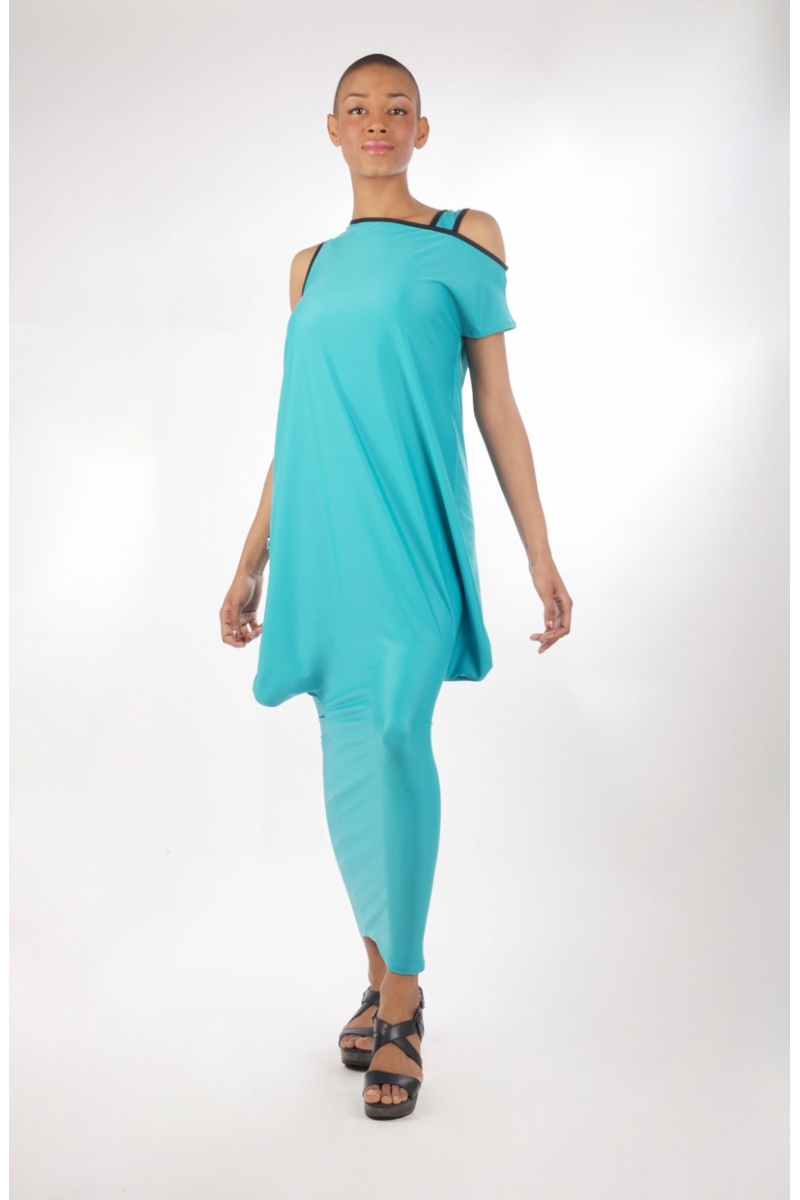 robe atawo chilia en lycra rouge vêtement de créateur original à prix abordable