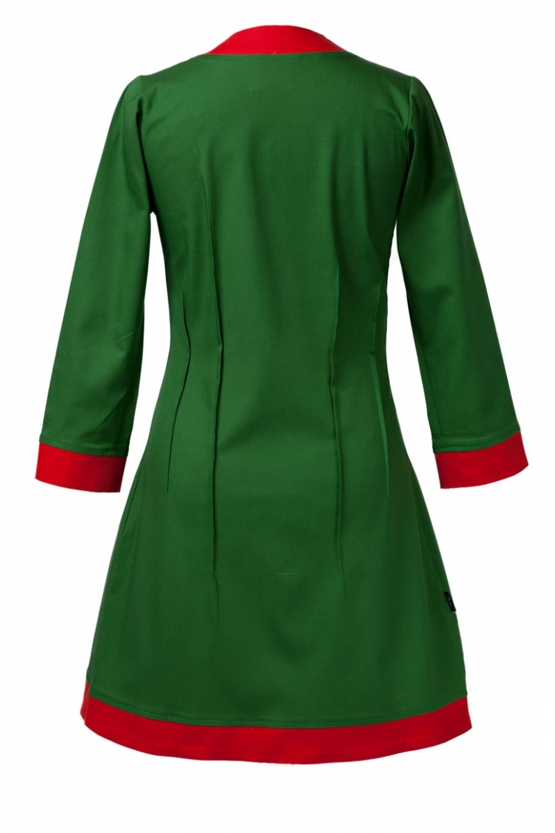 Haut coralia vert bouteille