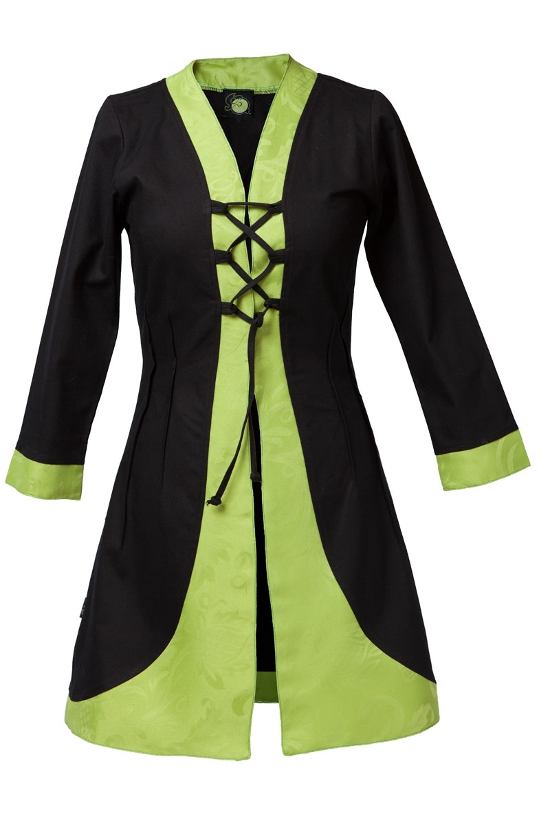 Haut coralia vert bouteille