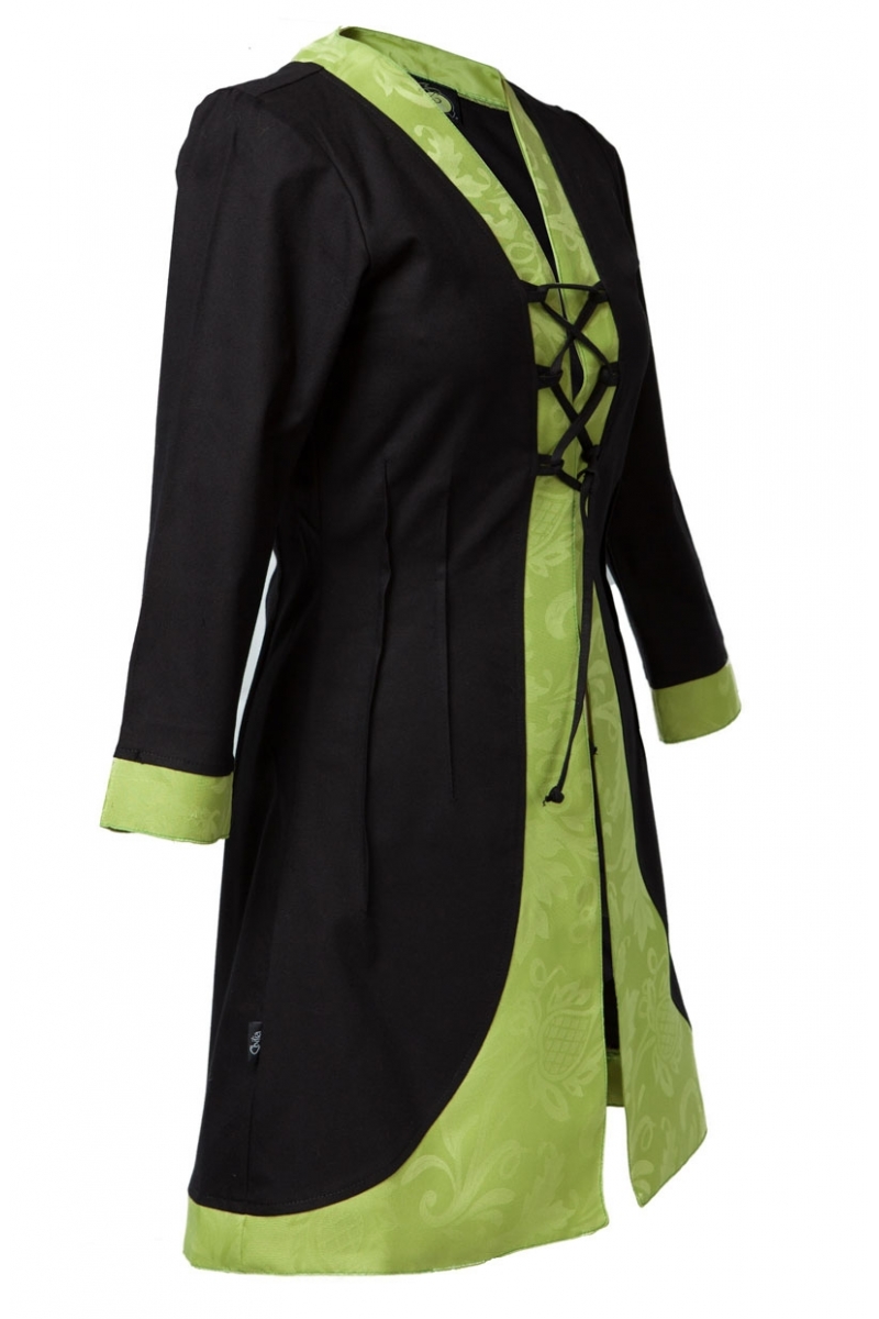 Haut coralia vert bouteille