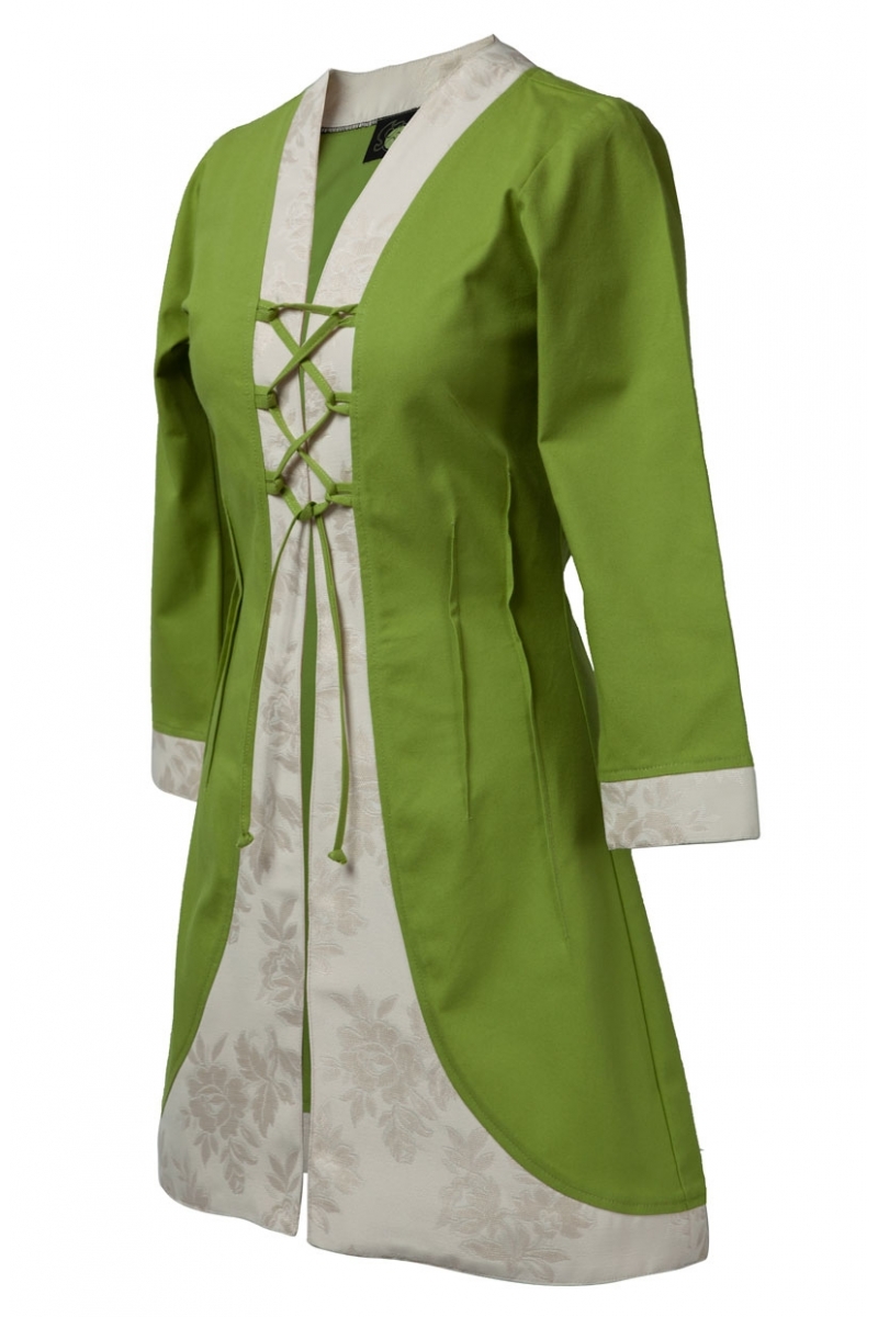 Haut coralia vert bouteille