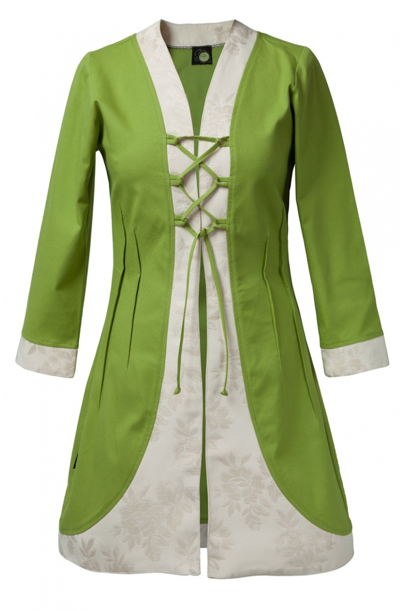 Haut coralia vert bouteille