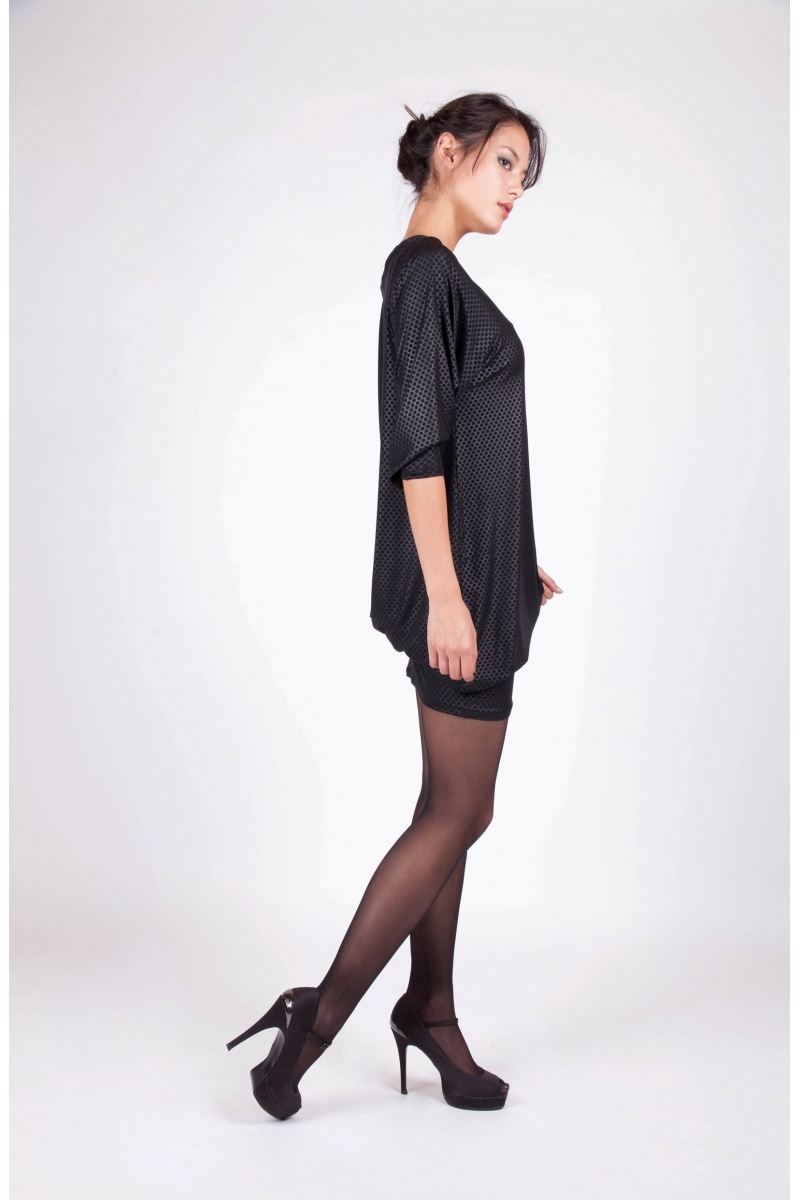 Robe Atayia bleu recto vetement createur a prix abordable