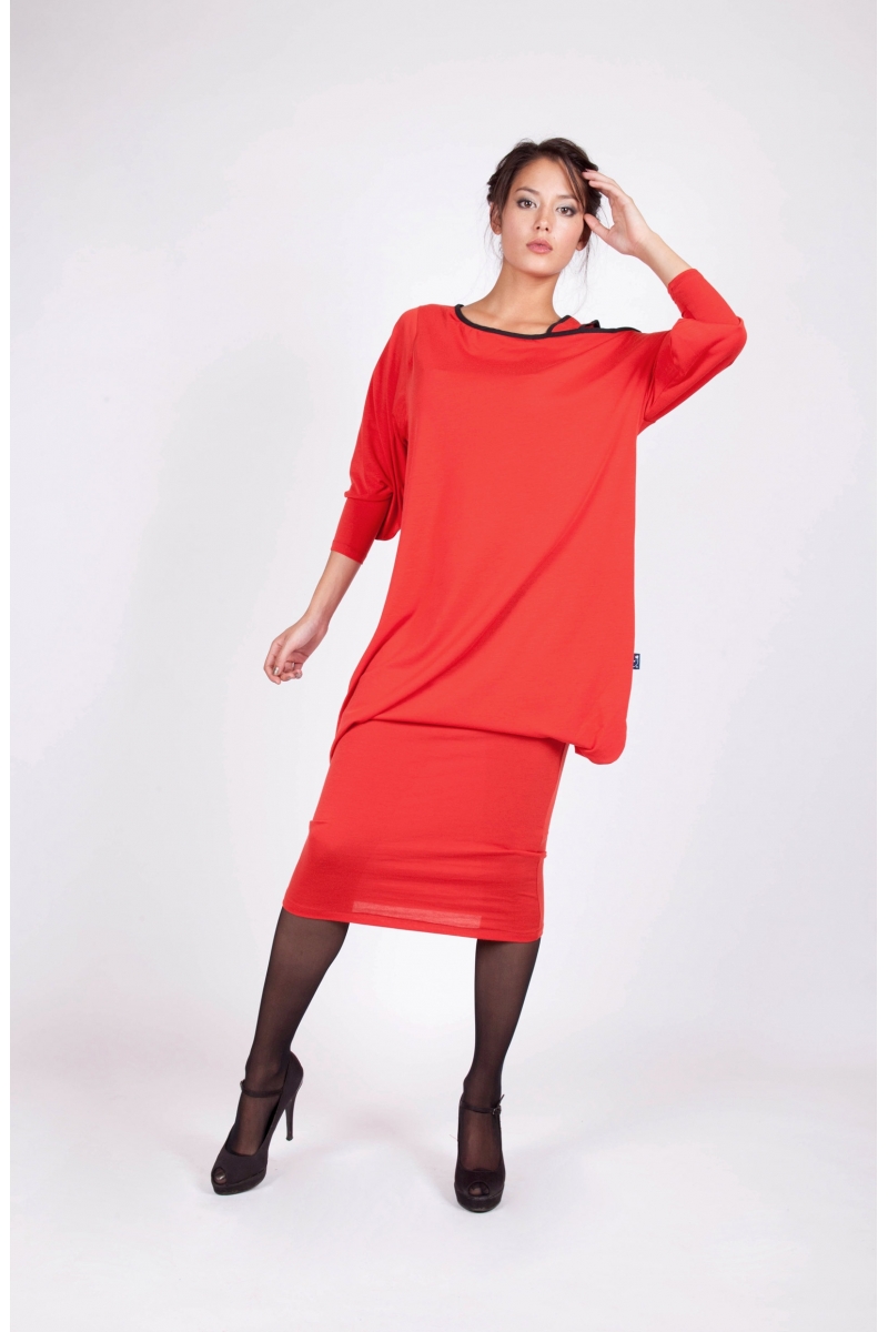 Robe Atayia bleu recto vetement createur a prix abordable