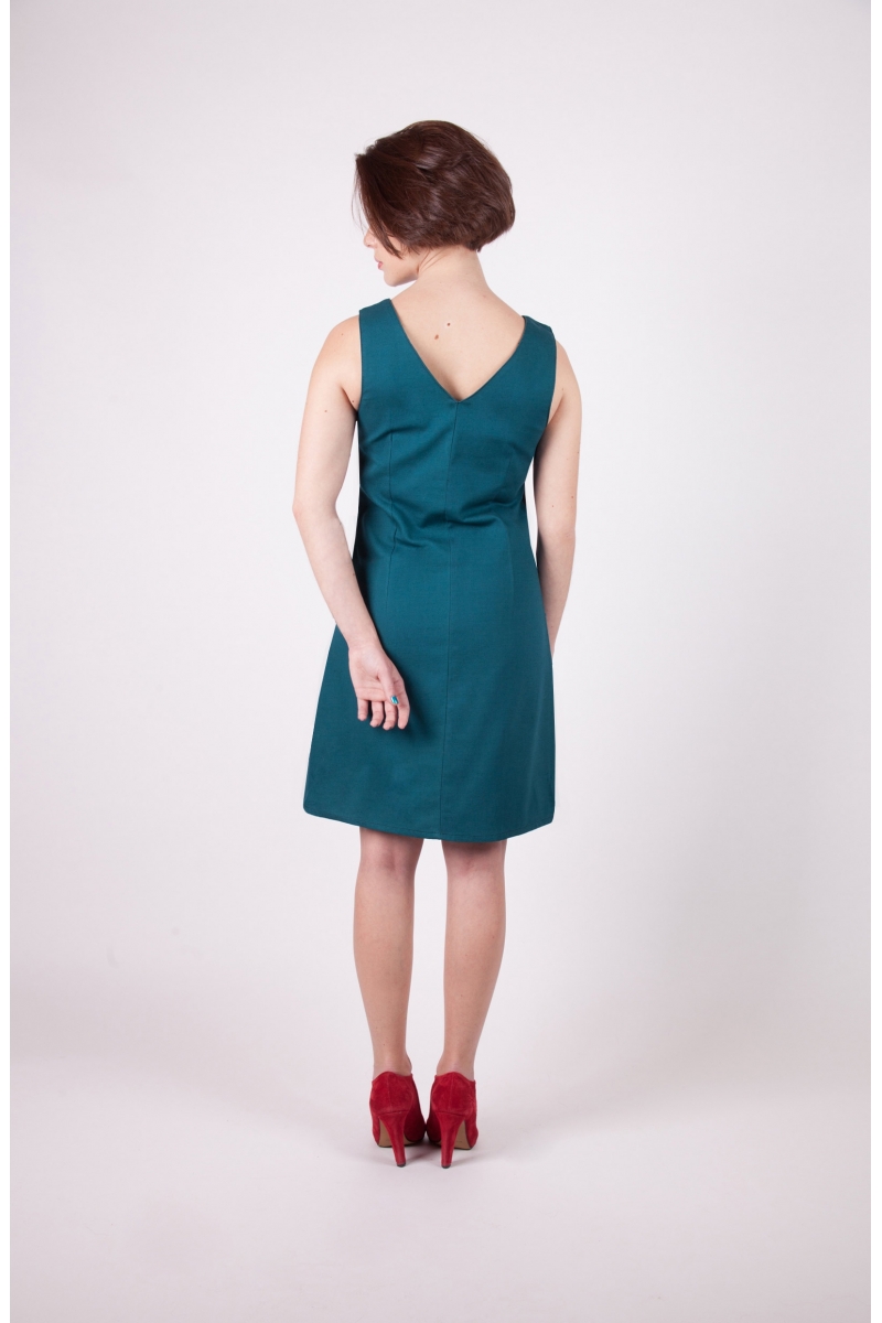 Robe pytha chilia vert recto boutique en ligne vetement createur original