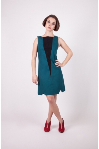 Robe pytha chilia vert recto boutique en ligne vetement createur original