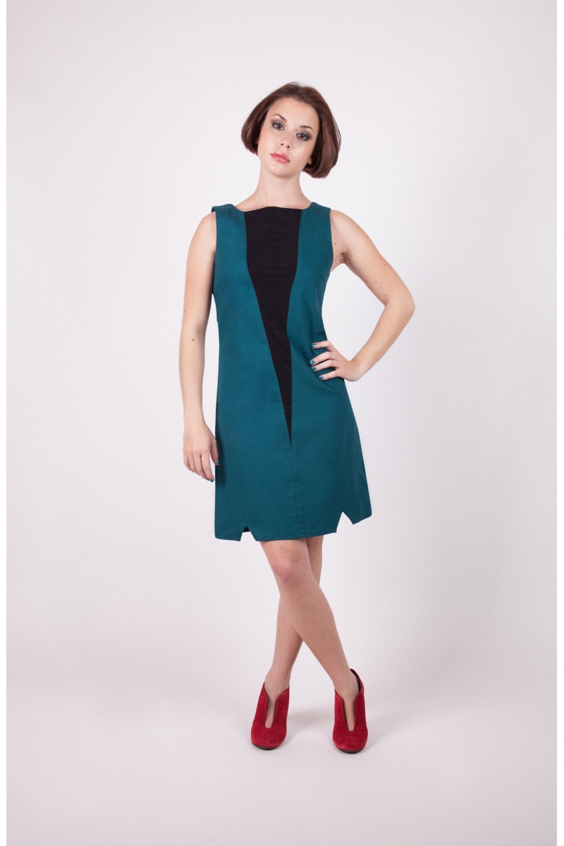 Robe pytha chilia vert recto boutique en ligne vetement createur original