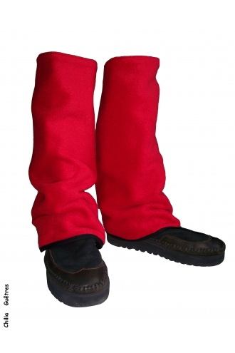 Guêtres rouge
