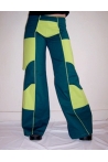 Pantalon rekpopass bleu vert