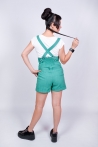Short Sacholi bleu recto mode féminine urbaine élégant Short Sacholi bleu recto mode féminine urbaine élégant