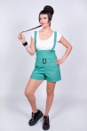 Short Sacholi bleu recto mode féminine urbaine élégant Short Sacholi bleu recto mode féminine urbaine élégant