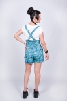 Short Sacholi bleu recto mode féminine urbaine élégant Short Sacholi bleu recto mode féminine urbaine élégant
