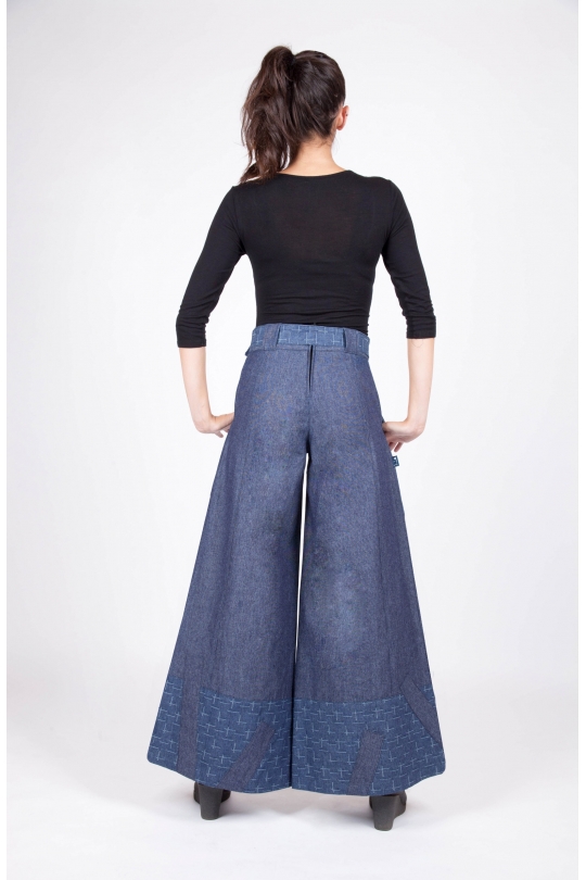 Pantalon Tinwest jean verso pret a porter feminin artisanal en serie limitee