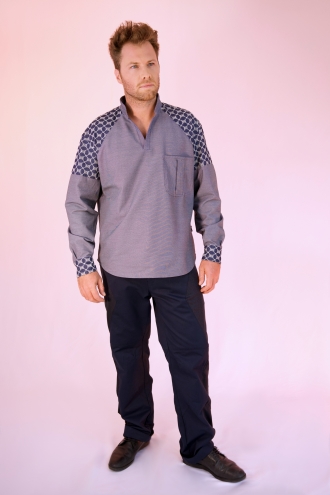 Chemise Yaljy Jean bleu